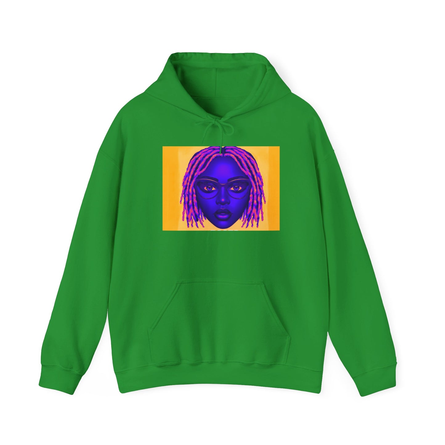 Queen with Pink Locs Hoodie