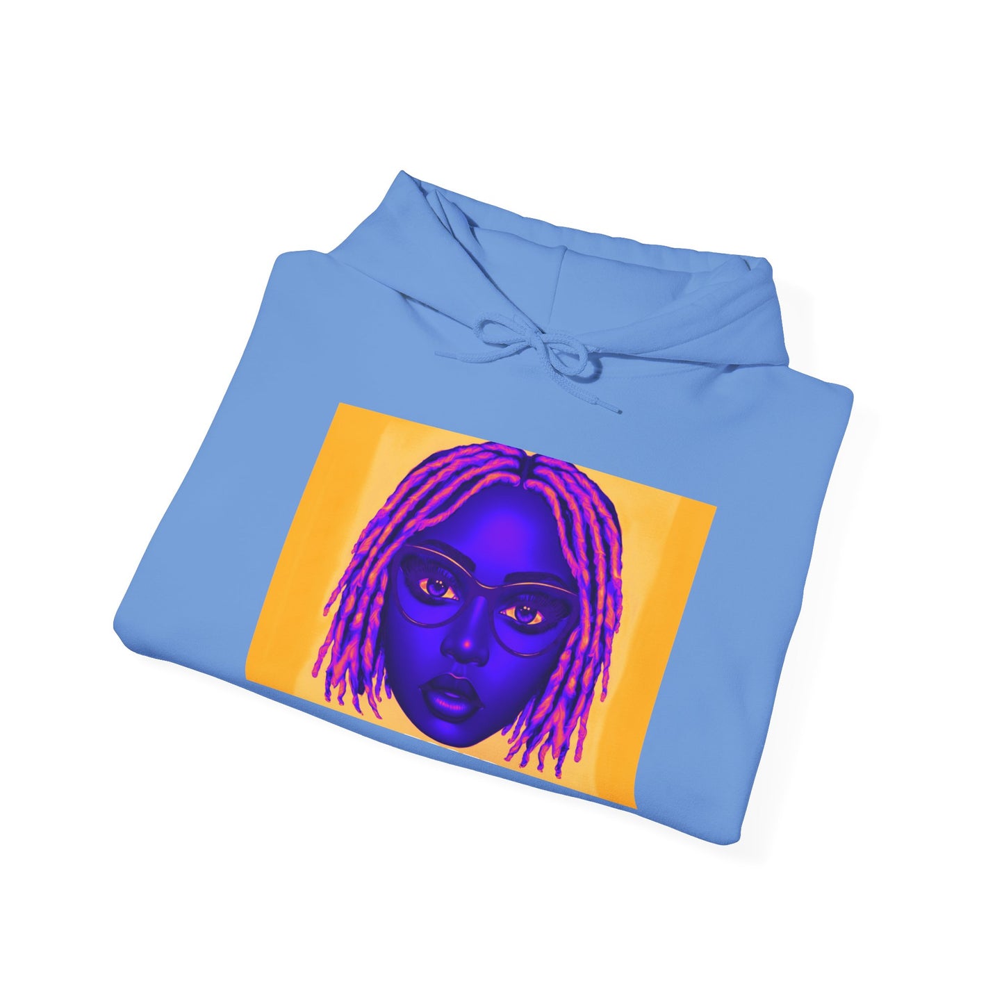 Queen with Pink Locs Hoodie