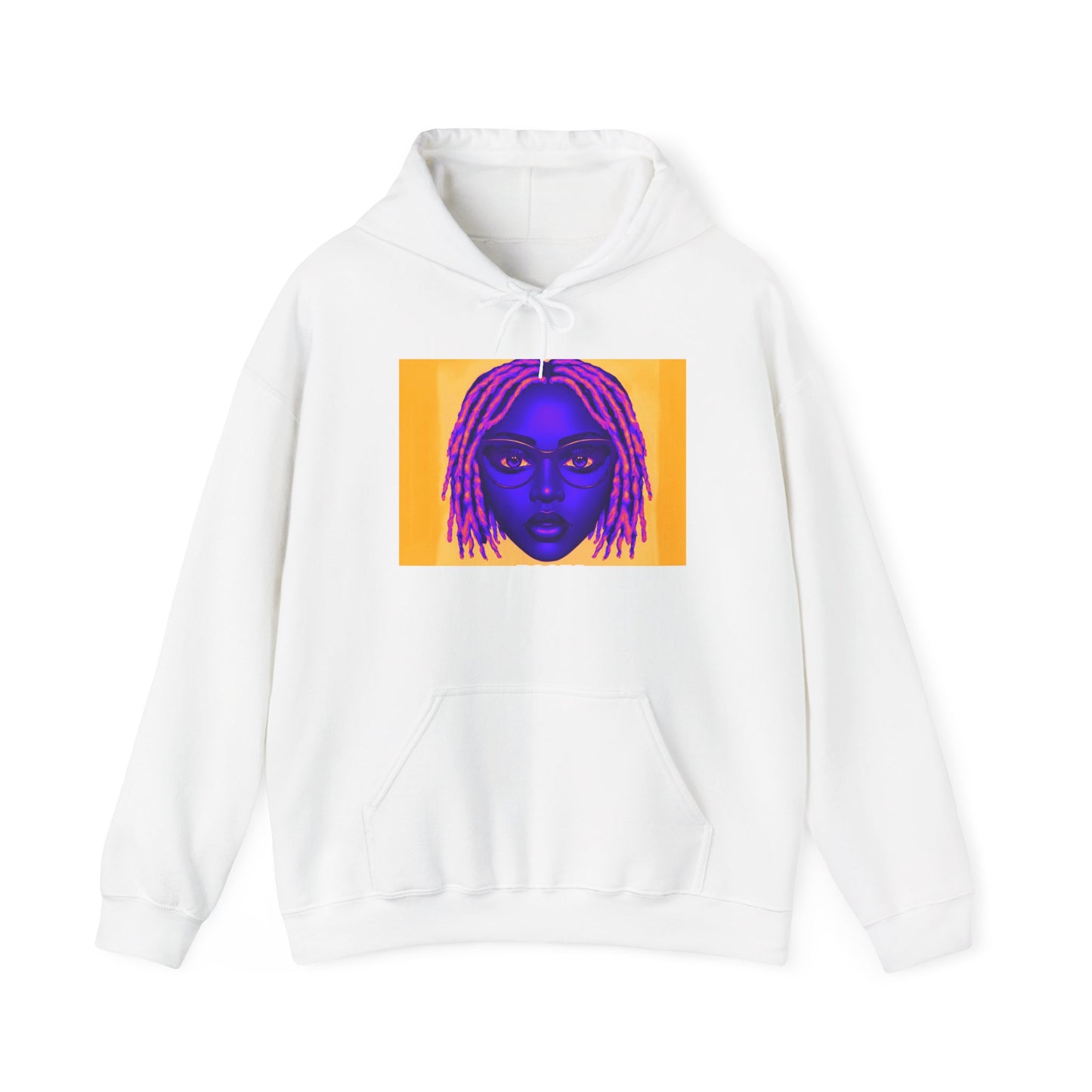 Queen with Pink Locs Hoodie