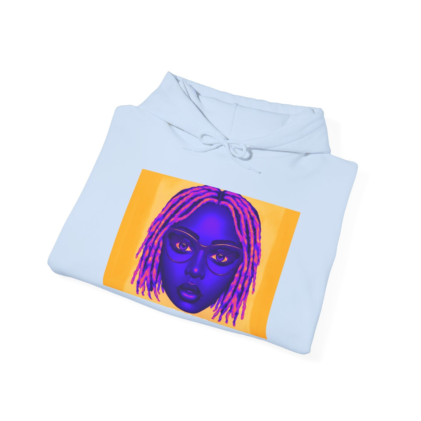Queen with Pink Locs Hoodie
