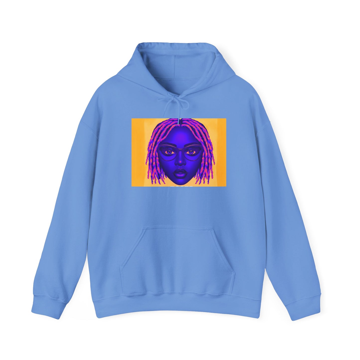 Queen with Pink Locs Hoodie