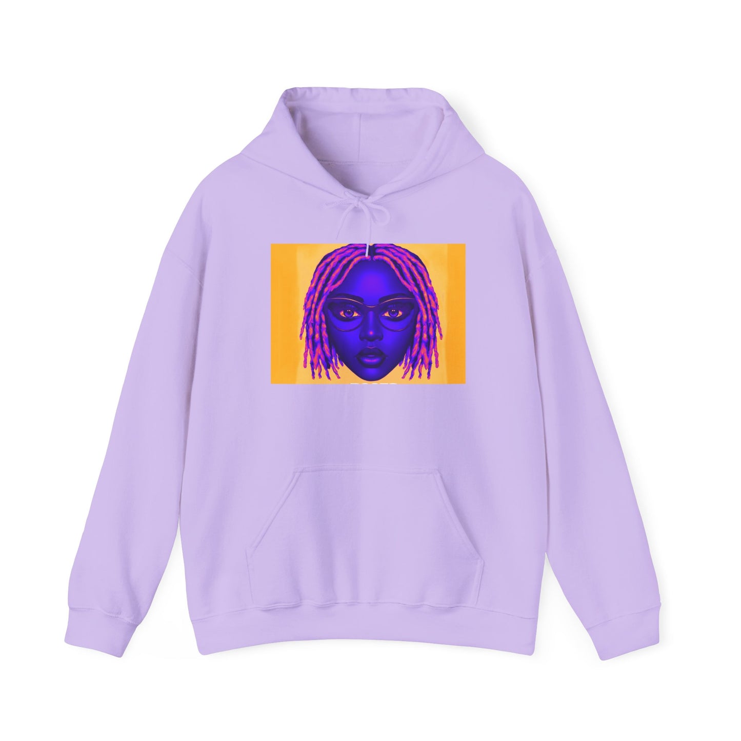 Queen with Pink Locs Hoodie