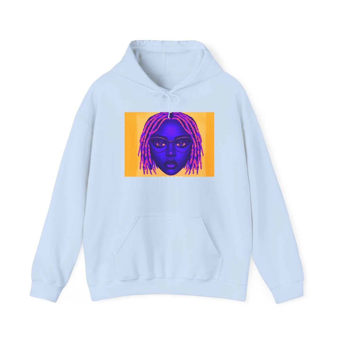 Queen with Pink Locs Hoodie