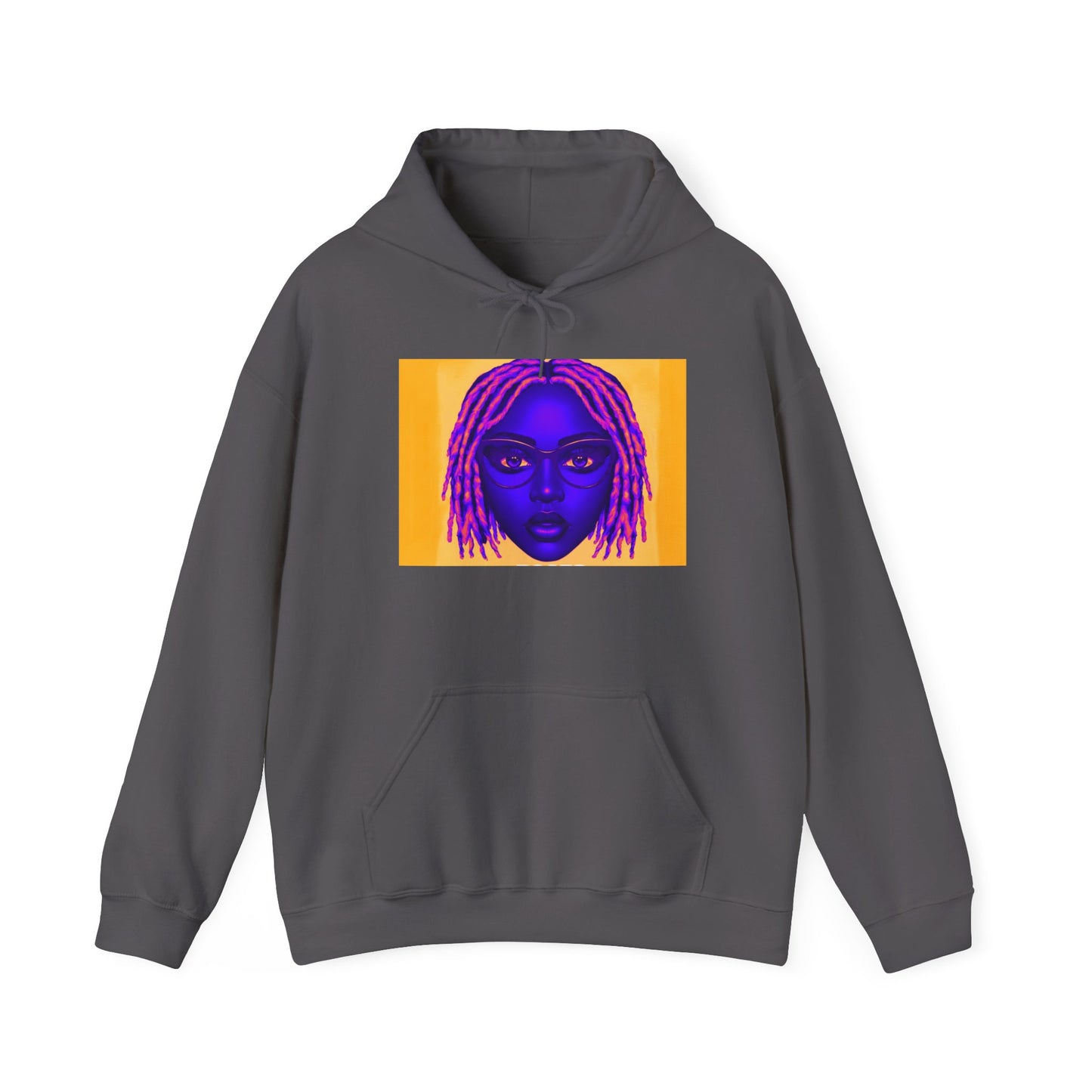 Queen with Pink Locs Hoodie