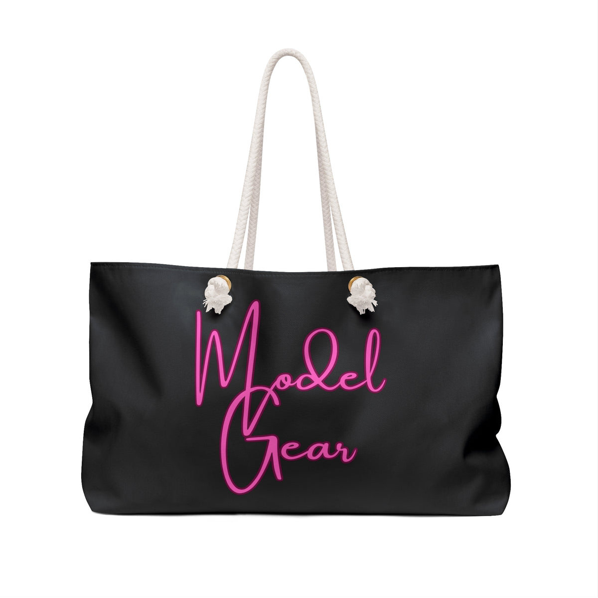 Model Gear - Pink Script Weekender Tote Bag