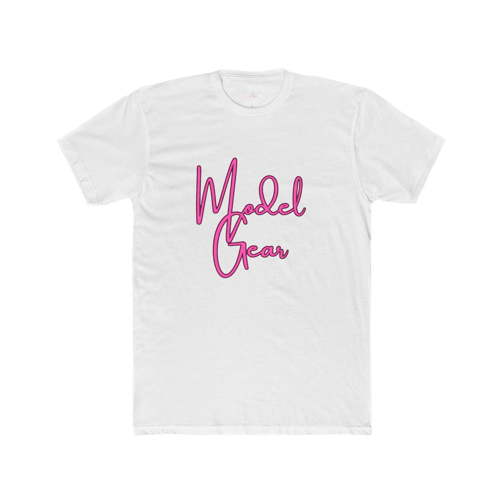 Model Gear T-Shirt — Pink Script Graphic Tee