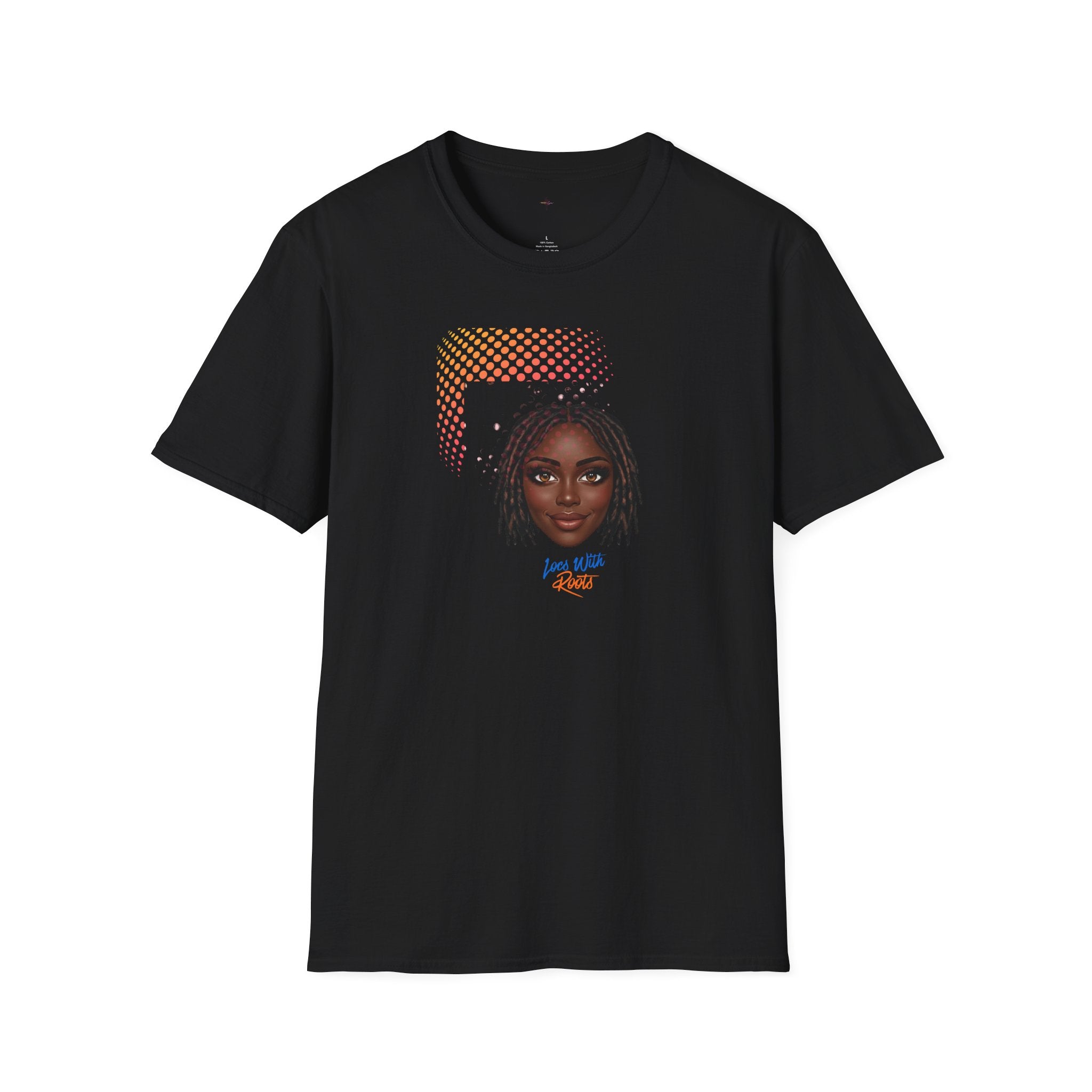 Loc With Roots Graphic T-Shirt - BLK
