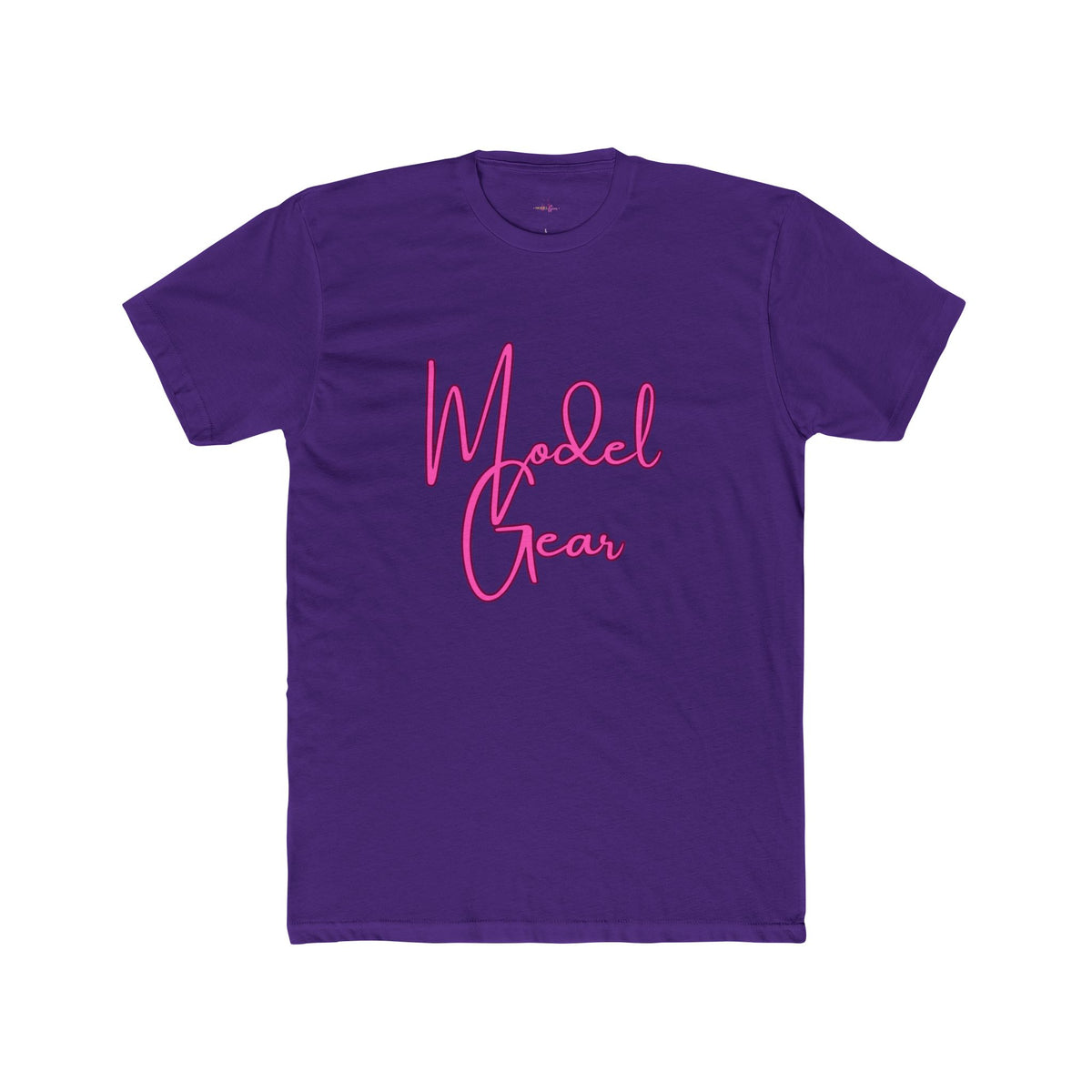Model Gear T-Shirt — Pink Script Graphic Tee