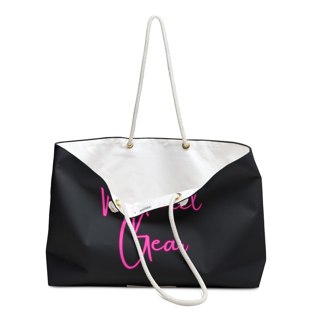 Model Gear - Pink Script Weekender Tote Bag