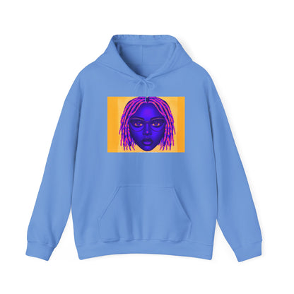 Queen with Pink Locs Hoodie