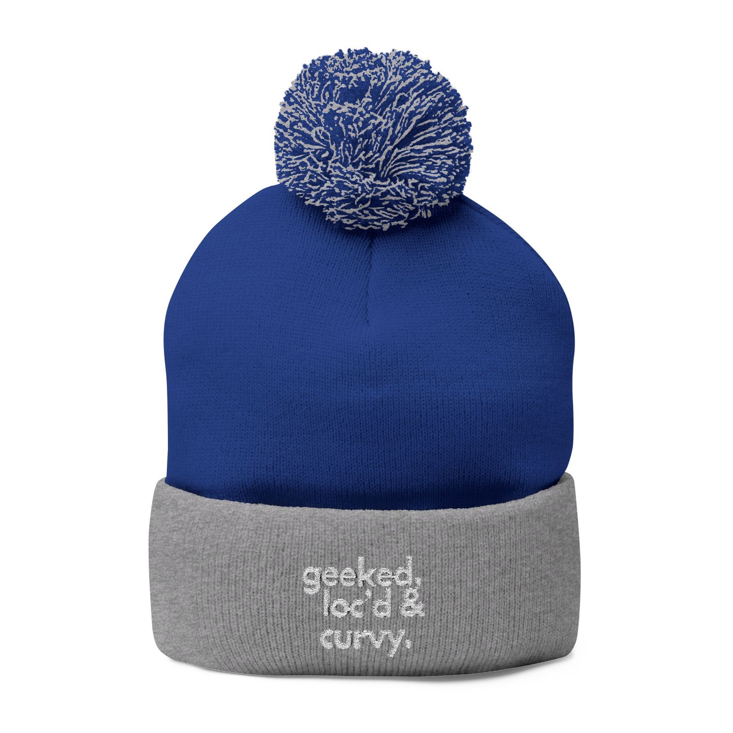 Stay warm. Stay you. 💙 — 'Geeked, Loc'd and Curvy" Pom Pom Beanie
