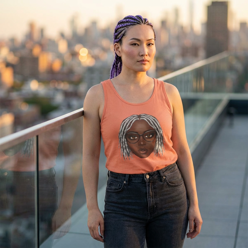 Locs With Roots Graphic Tank Tee