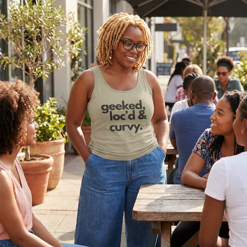 Geeked, Loc'd & Curvy Tank Top