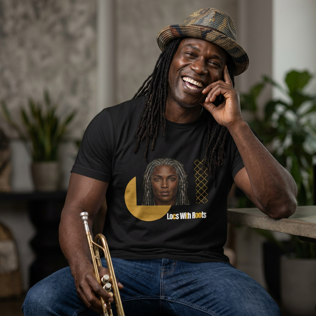 Locs With Roots Graphic Tee - Masculine
