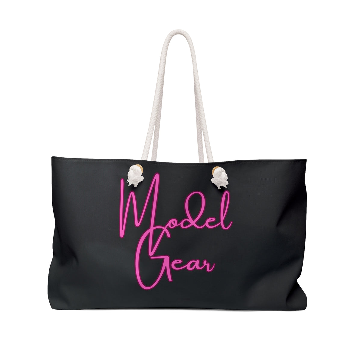 Model Gear - Pink Script Weekender Tote Bag