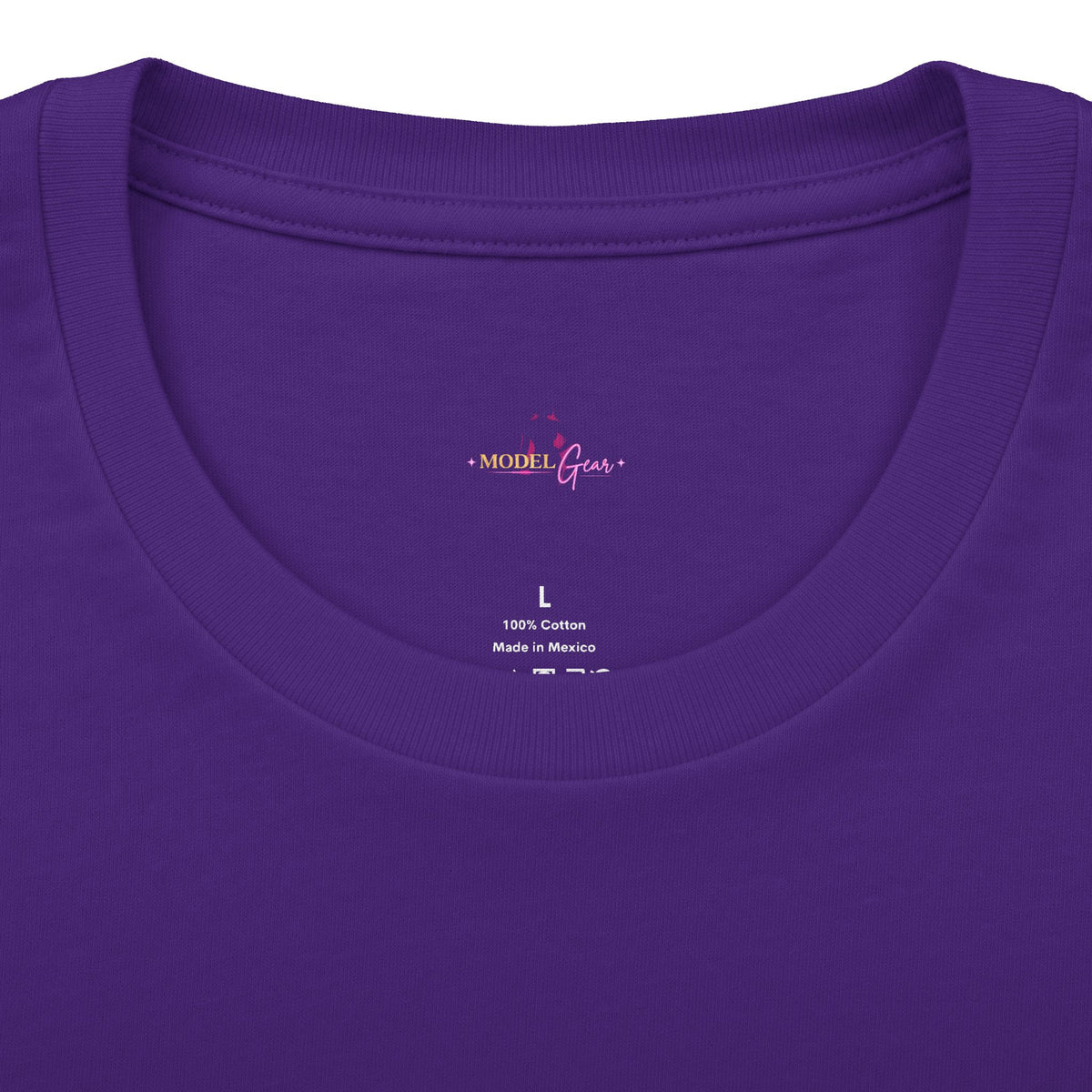 Model Gear T-Shirt — Pink Script Graphic Tee