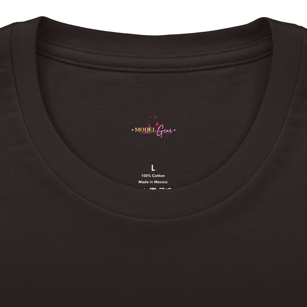 Model Gear T-Shirt — Pink Script Graphic Tee