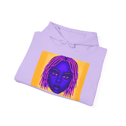 Queen with Pink Locs Hoodie