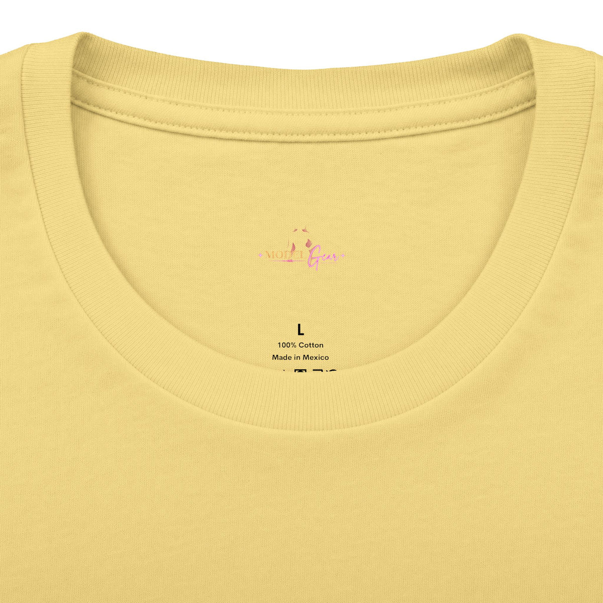 Model Gear T-Shirt — Pink Script Graphic Tee
