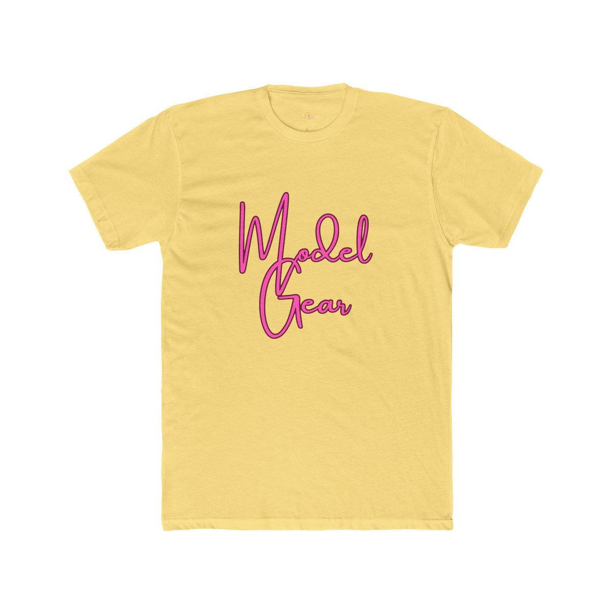 Model Gear T-Shirt — Pink Script Graphic Tee