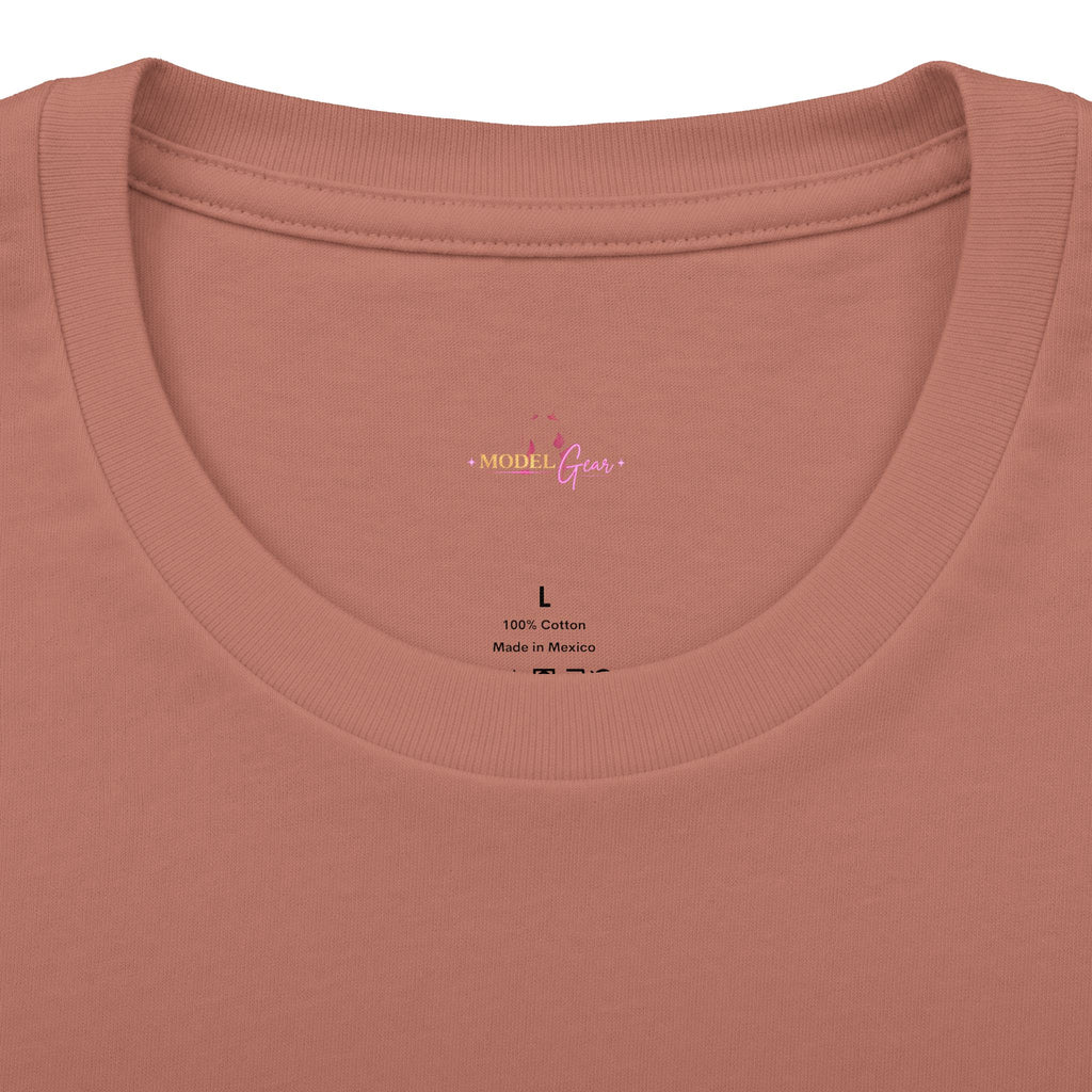 Model Gear T-Shirt — Pink Script Graphic Tee
